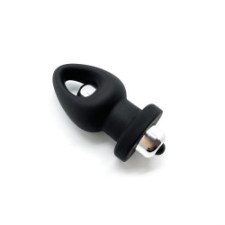 Orny Silicone Vibrating Butt Plug - Black | Vibrating Butt Plugs