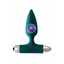 Spice it Up Glory Silicone Vibrating Butt Plug - Green