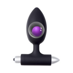 Spice it Up Perfection Silicone Vibrating Butt Plug - Black