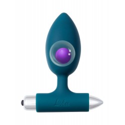 Spice it Up Perfection Silicone Vibrating Butt Plug - Green