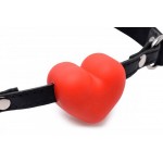 Heart Beat Silicone Heart Shaped Mouth Gag | Ball Gags