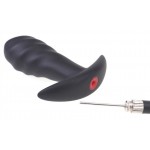 Φουσκωτή Πρωκτική Σφήνα Σιλικόνης Silicone Licle Inflatable Butt Plug - Μαύρη | Φουσκωτές Σφήνες