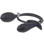 Silicone Licle Inflatable Butt Plug - Black | Expandable Butt Plugs