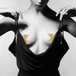 Αυτοκόλλητα Θηλών Flash Cross Nipple Stickers - Χρυσά | Γάντια & Αυτοκόλλητα Θηλών