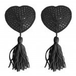 Αυτοκόλλητα Θηλών Καρδιά Nipple Tassels Heart - Μαύρα | Γάντια & Αυτοκόλλητα Θηλών