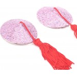 Αυτοκόλλητα Θηλών με Φούντα Nipple Covers Sparkling - Ροζ | Γάντια & Αυτοκόλλητα Θηλών