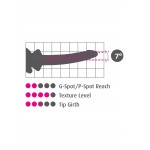 Icicles No.86 Realistic Glass Dildo with Suction Cup - Pink | Glass Dildos