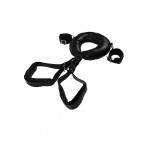 Padded Thigh Sling with Hand Cuffs - Black | Hog Ties & Body Restraints