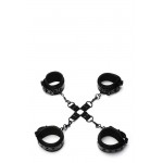 Whipsmart Diamond Hog Tie with Cuffs - Black | Hog Ties & Body Restraints