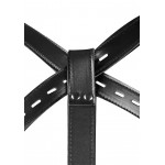 Body Harness with Thigh & Hand Cuffs - Black | Hog Ties & Body Restraints