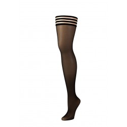 Taylor Thigh High Socks - Black | Stockings