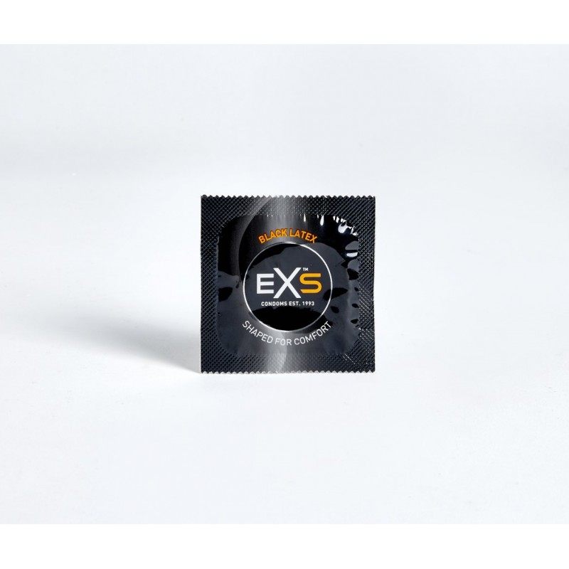 Exs Black Latex Condoms | Regular Condoms