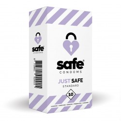 Προφυλακτικά Safe Condoms Standard - 10 Τεμάχια | Κανονικά Προφυλακτικά