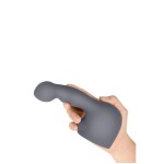 Κεφαλή Διείσδυσης με Ραβδώσεις για Συσκευή Μασάζ Le Wand Premium Rechargeable Massager Ripple Weighted Silicone Attachment - Γκρι | Κεφαλές για Συσκευές Μασάζ