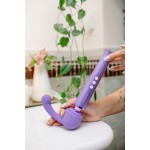 Le Wand Petite Curve Weighted Silicone Attachment - Purple | Wand Massager Attachments