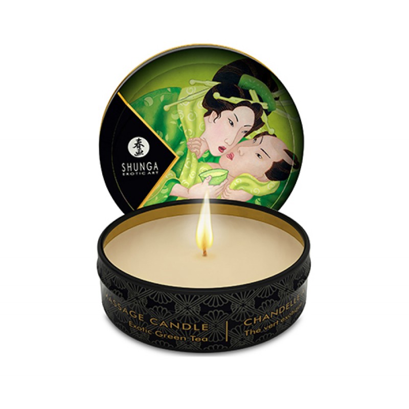 Κερί για Μασάζ Εξωτικό Πράσινο Τσάι Massage Candle Exotic Green Tea - 30 ml | Κεριά για Μασάζ