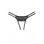 Adore Lovestruck Crotchless Panty - Black | Crotchless Briefs