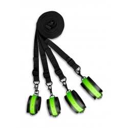 Glow In The Dark Attachment Set for Bed Bindings - Black