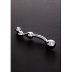 Μεταλλικό Dildo με Ραβδώσεις Multi Stimulating Metal Pleasure Ribbed Wand | Κλασικά - Απλά Dildo