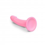 Dildolls Glitzy Premium Silicone Dildo with Suction Cup - Pink | Classic Dildos