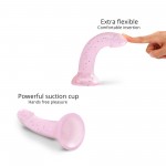 Dildolls Starlight Premium Silicone Dildo with Suction Cup - Pink | Classic Dildos