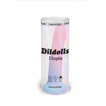 Dildolls Utopia Premium Silicone Dildo with Suction Cup - Pink/Blue | Classic Dildos
