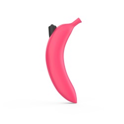 Oh Oui Banana Silicone Curved Vibrator - Pink