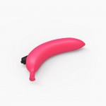Δονητής Σιλικόνης Μπανάνα Oh Oui Banana Silicone Curved Vibrator - Ροζ | Κλασικοί Δονητές