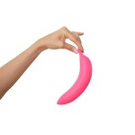 Δονητής Σιλικόνης Μπανάνα Oh Oui Banana Silicone Curved Vibrator - Ροζ | Κλασικοί Δονητές