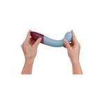 FemmeFunn Lola G Premium Ribbed Silicone G-Spot Vibrator - Blue | G-Spot Vibrators