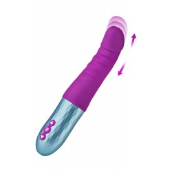 FemmeFunn Cadenza Premium Thrusting Silicone G-Spot Vibrator - Purple