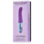 Premium Παλινδρομικός Δονητής Σημείου G FemmeFunn Cadenza Premium Thrusting Silicone G-Spot Vibrator - Μωβ | Κλασικοί Δονητές