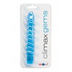 Κλασικός Δονητής με Ραβδώσεις Climax Gems Sapphire Swirl Classic Vibrator - Μπλε | Κλασικοί Δονητές