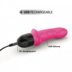 Μίνι Δονητής Σιλικόνης Silicone Rechargeable Mini Lover 2.0 Vibrator - Ροζ | Κλασικοί Δονητές