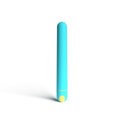 Vary Rechargeable Silicone Classic Vibrator - Blue | Classic Vibrators