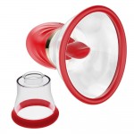 Αναρροφητής Γλώσσα & Δονητής Adoramar Magic Vibrating Suction Tongue Stimulator - Κόκκινος | Κλειτοριδικοί Δονητές