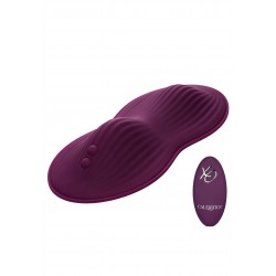 Lust Remote Controlled Silicone Dual Rider Vibrating Seat - Purple