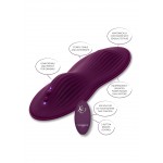 Lust Remote Controlled Silicone Dual Rider Vibrating Seat - Purple | Clitoral Vibrators