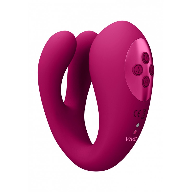 Yoko Triple Action Clitoral G-Spot Pulse Silicone Stimulator - Pink | Clitoral Vibrators