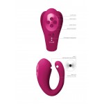 Yoko Triple Action Clitoral G-Spot Pulse Silicone Stimulator - Pink | Clitoral Vibrators
