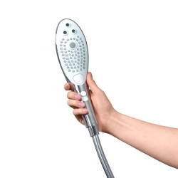 Womanizer Wave Body & Clitoral Stimulating Shower Head - Silver | Clitoral Vibrators