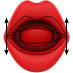 Κινούμενη Γλώσσα με Δόνηση Mia Sicilia Double Pleasure Vibrating & Licking Tongue Stimulator - Κόκκινη | Κλειτοριδικοί Δονητές