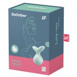 Κλειτοριδικός Δονητής με Διπλή Κεφαλή Satisfyer Viva La Vulva 3 Clitoral Stimulator - Πράσινος | Κλειτοριδικοί Δονητές