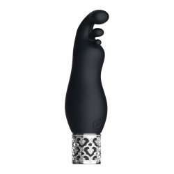 Exquisite Powerful Rechargeable Silicone Clitoral Vibrator - Black