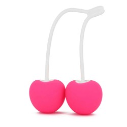 Κολπικές Μπάλες με Εσωτερικές Μπίλιες Cherry Love Kegel Balls with Internal Beads - Ροζ