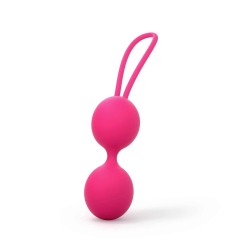 Silicone Dual Kegel Balls - Pink | Kegel Balls