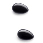 Premium Γυάλινες Κολπικές Μπάλες Le Wand Premium Crystal Yoni Eggs - Μαύρες | Κολπικές Μπάλες