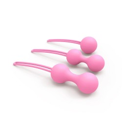 Σετ Κολπικές Μπάλες PerFit Silicone Kegel Ball Set - Ροζ | Κολπικές Μπάλες