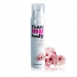 Αφρός για Μασάζ με Άρωμα Άνθος Κερασιάς Tickle My Body Cherry Blossom Scented Massage Foam - 150 ml | Λάδια για Μασάζ