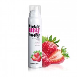 Αφρός για Μασάζ με Άρωμα Φράουλα Tickle My Body Strawberry Scented Massage Foam - 150 ml | Λάδια για Μασάζ